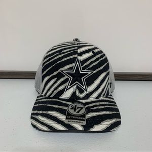 ‘47 Dallas Cowboys Zubaz Trucker Hat-NWT